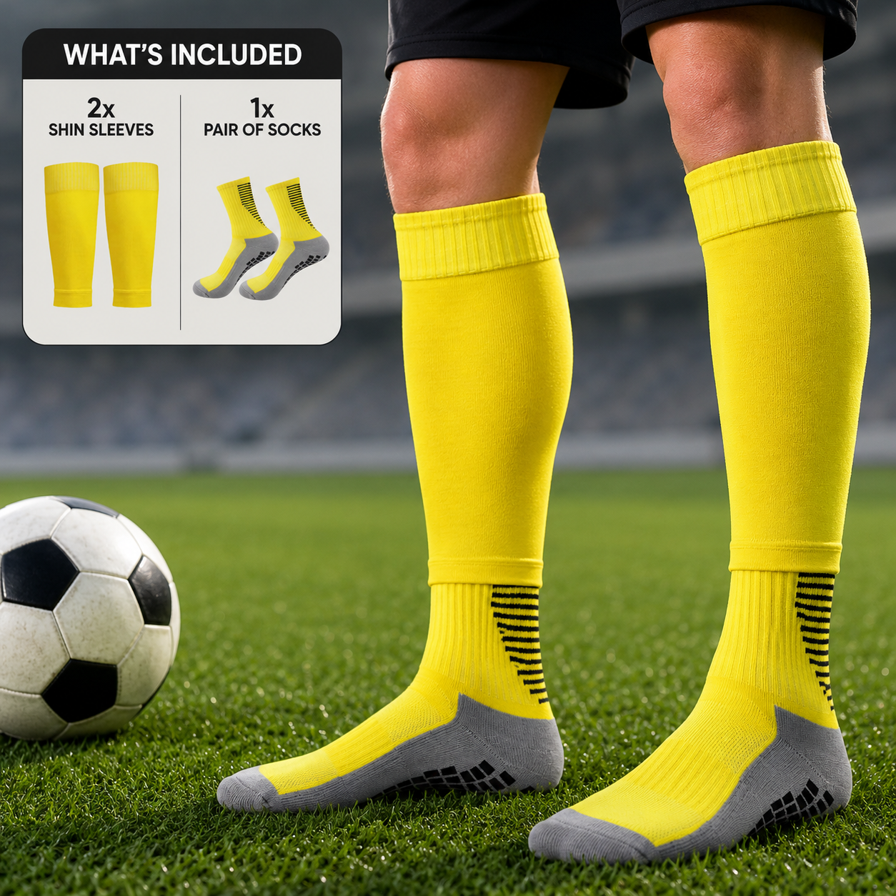 Pro-style Grip Socks Combo