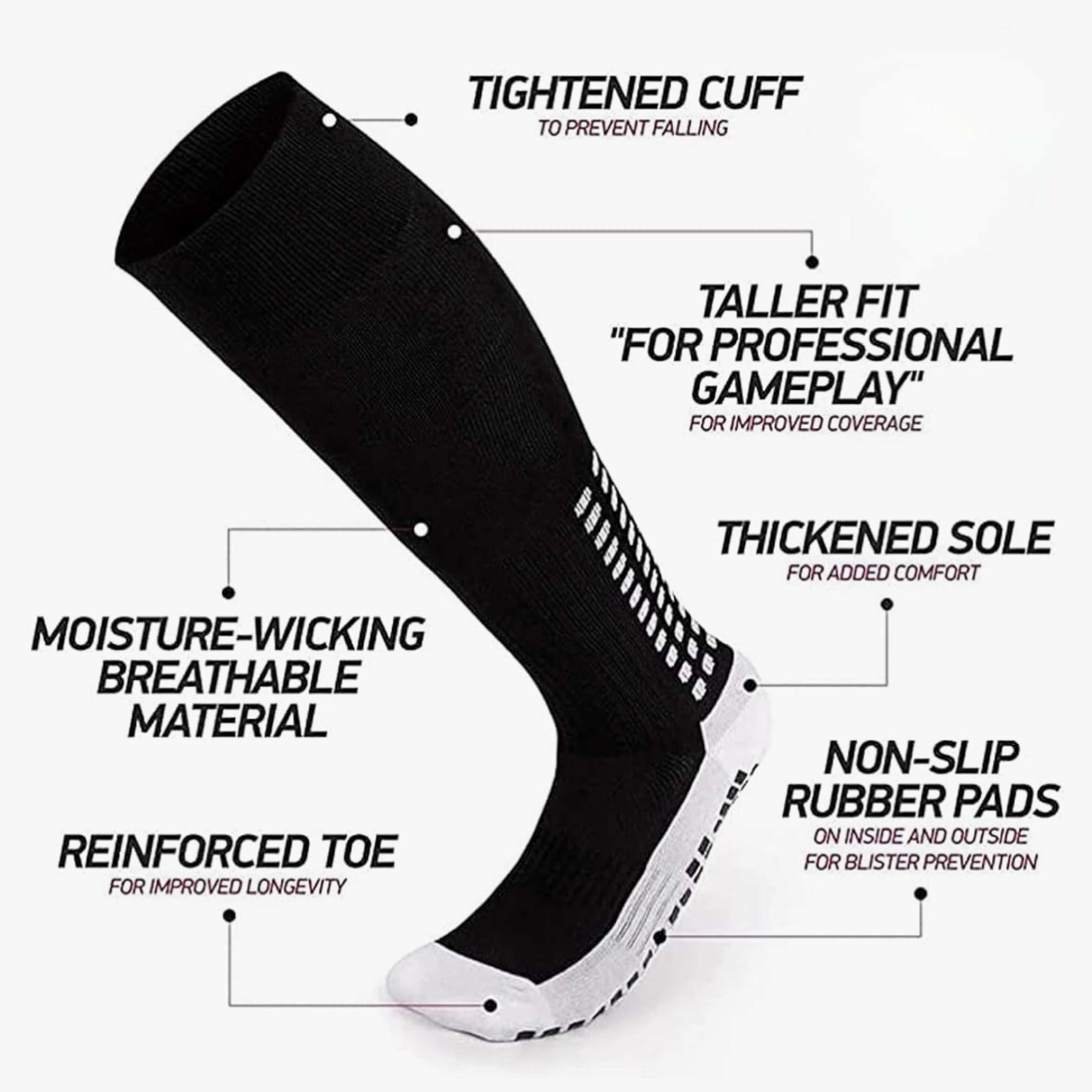 Full Length Grip Socks