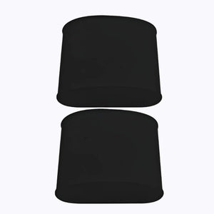 Shinplex black silicone shin guard bands pair