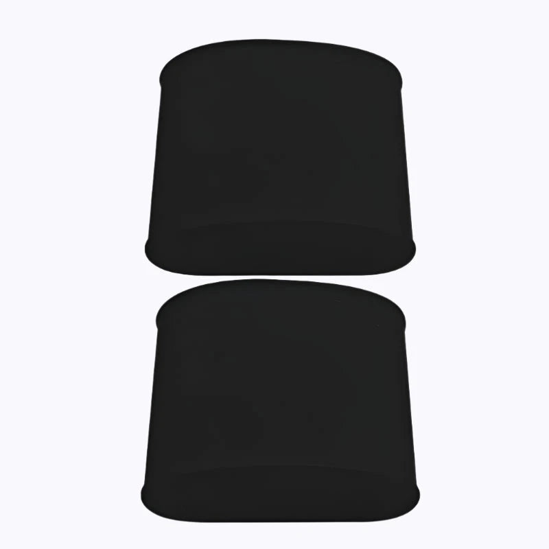 Shinplex black silicone shin guard bands pair