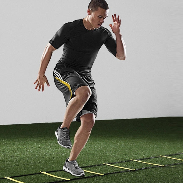 Shinplex Speed and Agility Ladder full setup view