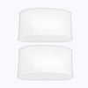 Shinplex white silicone shin guard bands pair