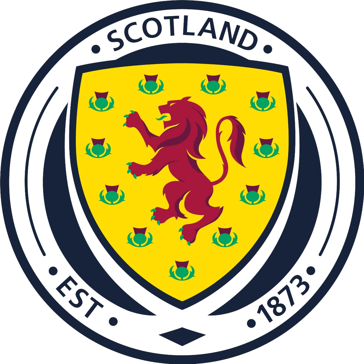 Scottish Football Association official badge, established 1873