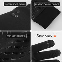 Shinplex Winter Football Gloves back of hand protection