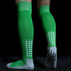 Shinplex full length grip socks in green